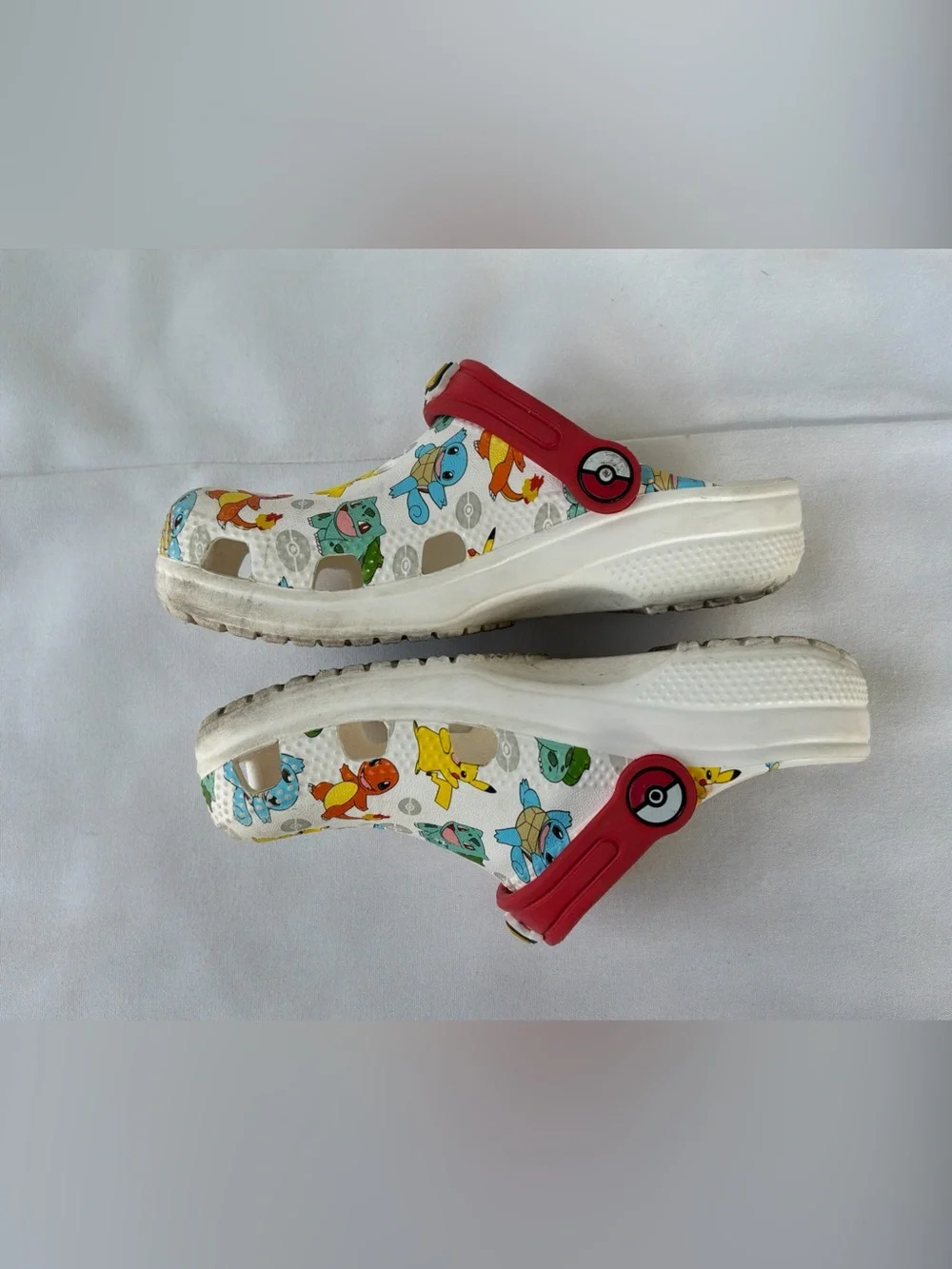 Crocs Kids Classic Pokemon Clog White/Multi Character Print Size C 12